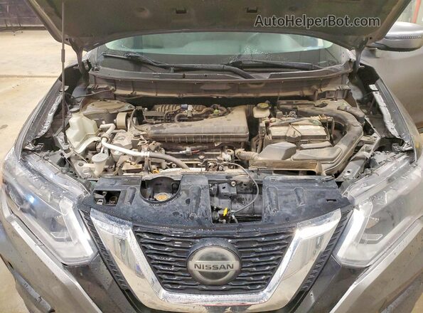 KNMAT2MT4JP596220 2018 NISSAN ROGUE Gray Engine compartment view