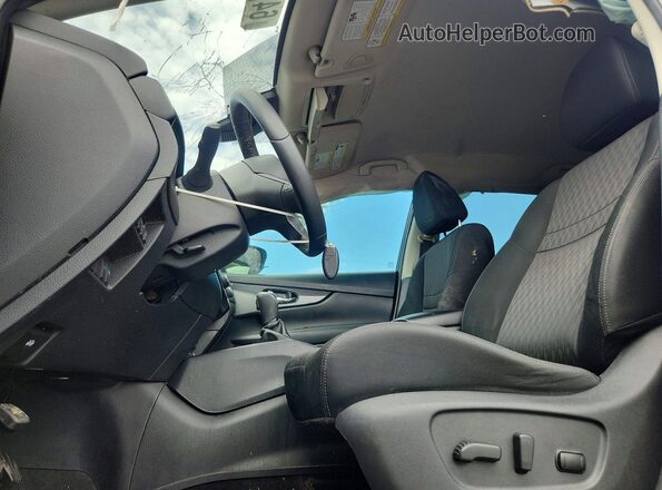 KNMAT2MT4KP549738 2019 NISSAN ROGUE Black Вид салону спереду