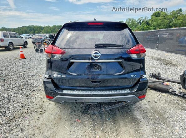 KNMAT2MT4KP549738 2019 NISSAN ROGUE Black Вид ззаду