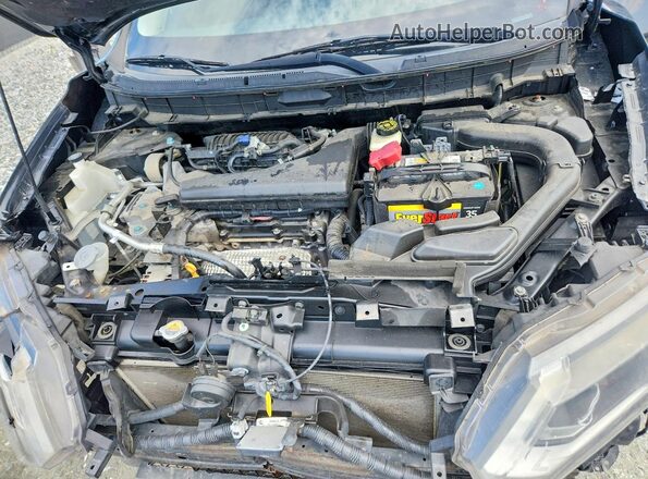 KNMAT2MT4KP549738 2019 NISSAN ROGUE Black Вид задньої частини салону