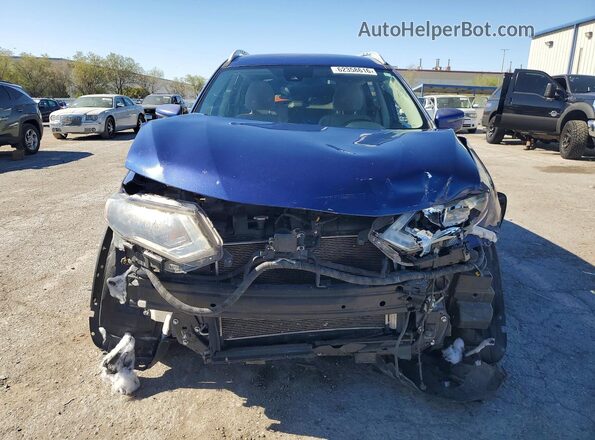 KNMAT2MT4KP552784 2019 NISSAN ROGUE Blue Դիմացի տեսք