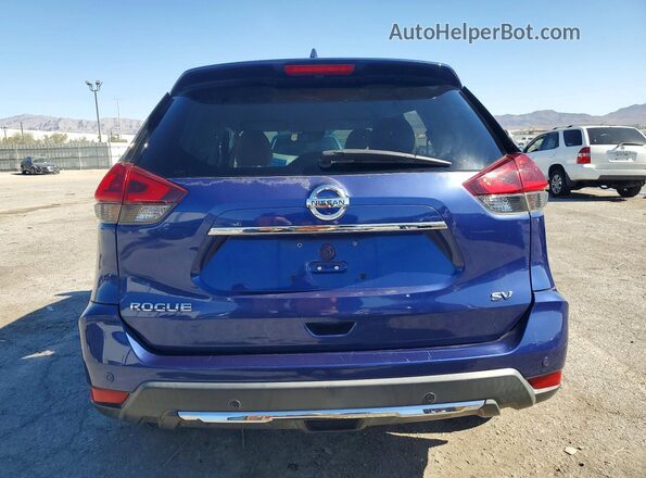 KNMAT2MT4KP552784 2019 NISSAN ROGUE Blue Հետևի տեսք
