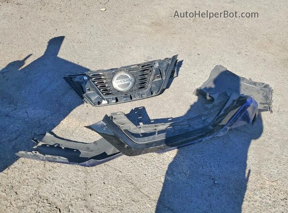 KNMAT2MT4KP552784 2019 NISSAN ROGUE Blue VIN կոդի պիտակի տեսք