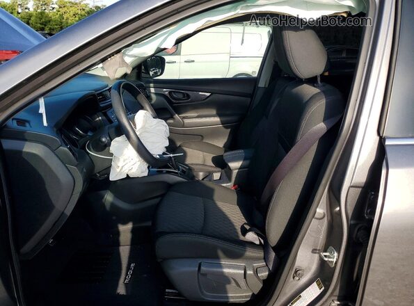 KNMAT2MT4KP555412 2019 NISSAN ROGUE Серый Вид салона спереди