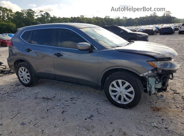 KNMAT2MT4KP555412 2019 NISSAN ROGUE Серый Передняя правая четверть