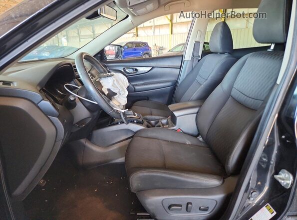 KNMAT2MT4LP507197 2020 NISSAN ROGUE Black Вид салону спереду