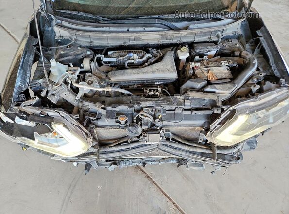 KNMAT2MT4LP507197 2020 NISSAN ROGUE Black Вид задньої частини салону