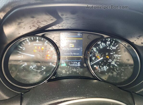 KNMAT2MT4LP507197 2020 NISSAN ROGUE Black Вид щитка приладів
