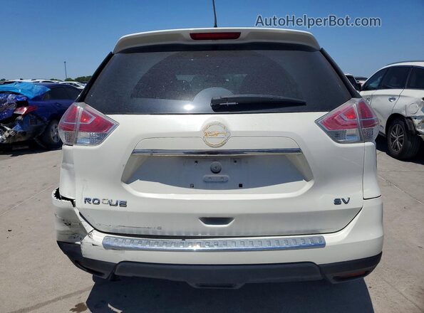 KNMAT2MT5GP610036 2016 NISSAN ROGUE White Вид ззаду