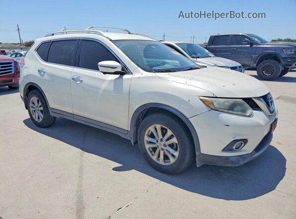 KNMAT2MT5GP610036 2016 NISSAN ROGUE White Передня права чверть
