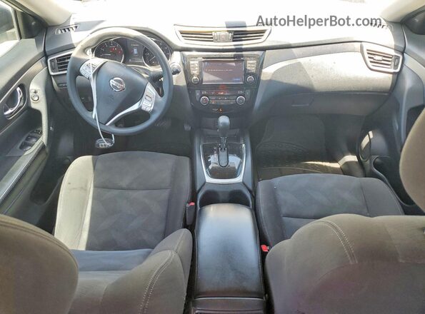KNMAT2MT5GP610036 2016 NISSAN ROGUE White Вид панелі приладів
