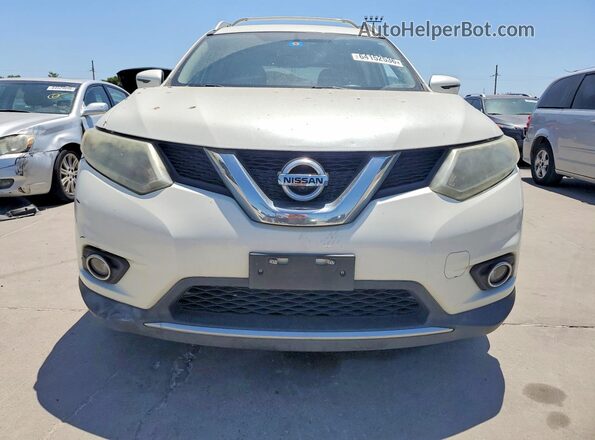 KNMAT2MT5GP610036 2016 NISSAN ROGUE White Вид спереду