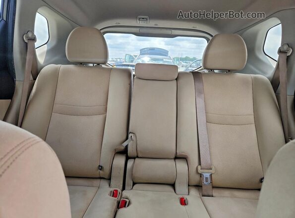 KNMAT2MT5GP668518 2016 NISSAN ROGUE Black Rear seats view