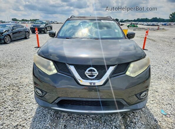 KNMAT2MT5GP668518 2016 NISSAN ROGUE Black Front view
