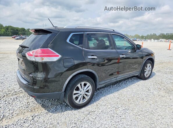KNMAT2MT5GP668518 2016 NISSAN ROGUE Black Rear right
