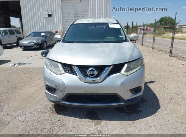 KNMAT2MT5GP674934 2016 NISSAN ROGUE Silver Դիմացի տեսք
