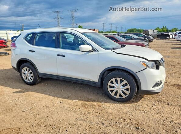 KNMAT2MT5GP706359 2016 NISSAN ROGUE White Front right