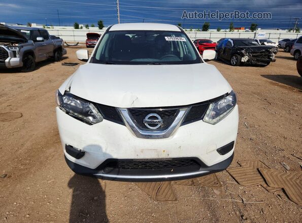 KNMAT2MT5GP706359 2016 NISSAN ROGUE White Front view