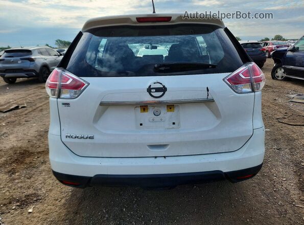 KNMAT2MT5GP706359 2016 NISSAN ROGUE White Rear view