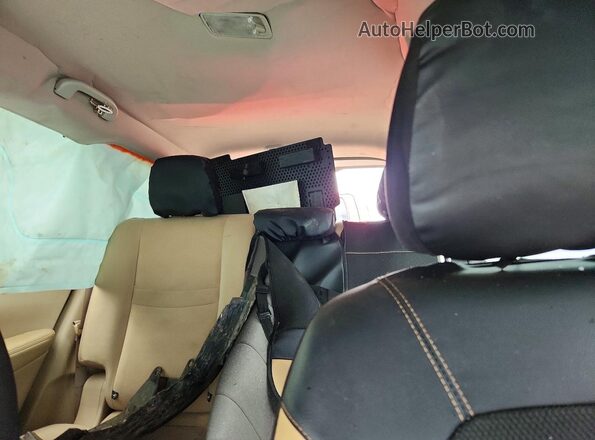 KNMAT2MT5GP728264 2016 NISSAN ROGUE White Widok tylnych siedzeń