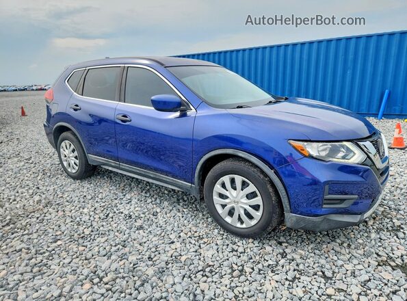 KNMAT2MT5JP582195 2018 NISSAN ROGUE Синий Передняя правая четверть
