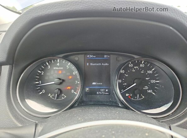 KNMAT2MT5JP582195 2018 NISSAN ROGUE Синий Вид щитка приборов