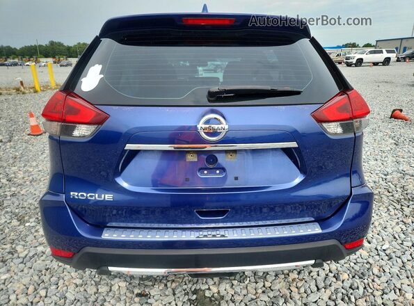 KNMAT2MT5JP582195 2018 NISSAN ROGUE Blue უკანა ხედი