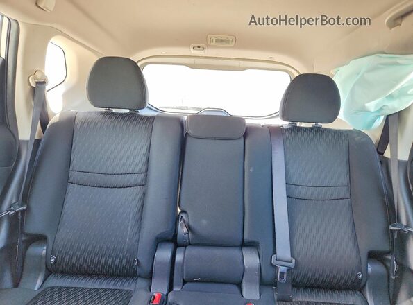KNMAT2MT5JP582827 2018 NISSAN ROGUE Gray უკანა სავარძლების ხედი