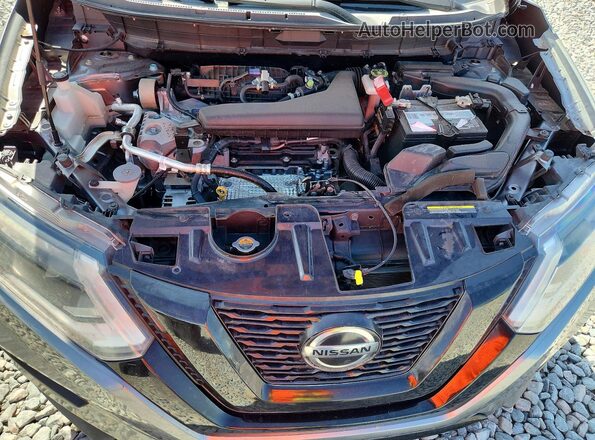 KNMAT2MT5JP582827 2018 NISSAN ROGUE Gray ძრავის განყოფილების ხედი