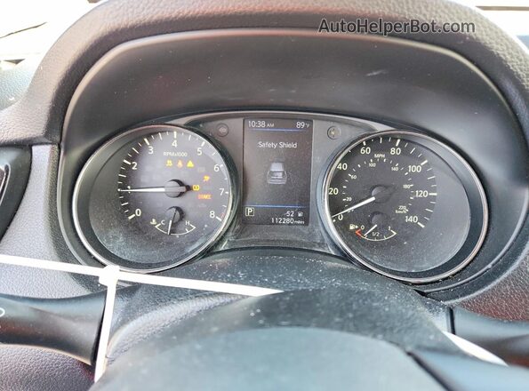 KNMAT2MT5JP582827 2018 NISSAN ROGUE Gray ხელსაწყოთა პანელის ხედი