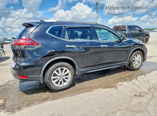 KNMAT2MT5JP618614 2018 NISSAN ROGUE Black Tył prawy