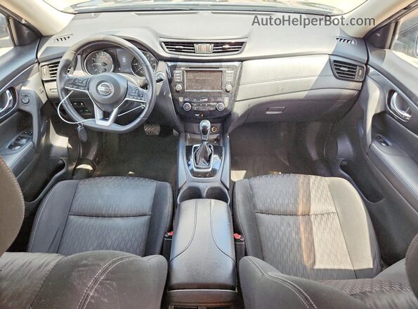 KNMAT2MT5JP618614 2018 NISSAN ROGUE Black Widok deski rozdzielczej