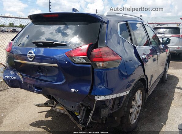 KNMAT2MT5KP512763 2019 NISSAN ROGUE Синий Задняя правая четверть