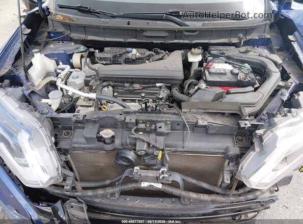 KNMAT2MT5KP512763 2019 NISSAN ROGUE Синий Вид сзади