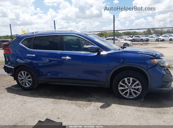 KNMAT2MT5KP512763 2019 NISSAN ROGUE Синий Вид задней части салона