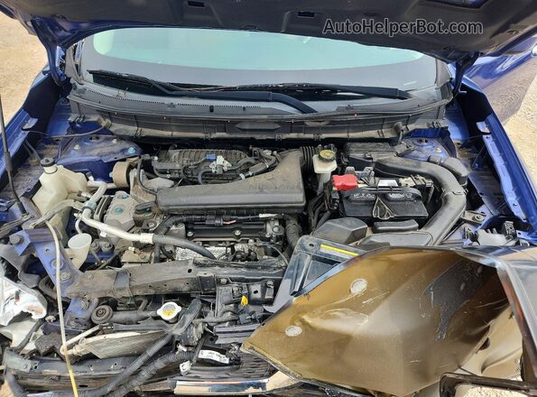 KNMAT2MT5KP522550 2019 NISSAN ROGUE Blue Вид задньої частини салону