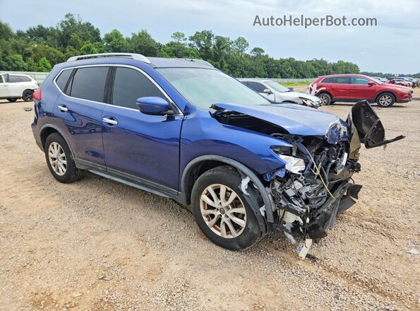 KNMAT2MT5KP522550 2019 NISSAN ROGUE Blue Передня права чверть