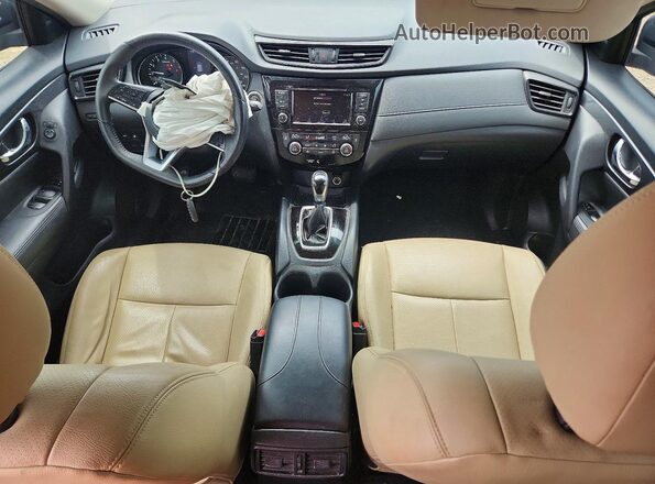 KNMAT2MT5KP522550 2019 NISSAN ROGUE Blue Вид панелі приладів
