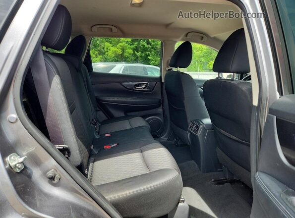 KNMAT2MT5LP507628 2020 NISSAN ROGUE Gray Widok wnętrza z tyłu