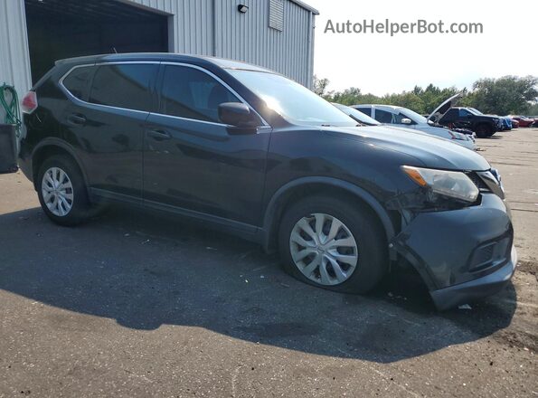 KNMAT2MT6GP604844 2016 NISSAN ROGUE Black Передня права чверть