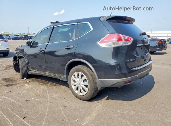 KNMAT2MT6GP604844 2016 NISSAN ROGUE Black Задня ліва чверть