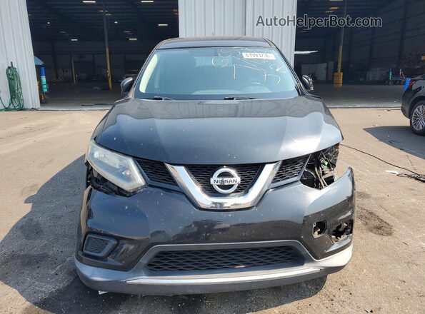 KNMAT2MT6GP604844 2016 NISSAN ROGUE Black Вид спереду
