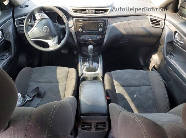 KNMAT2MT6GP604844 2016 NISSAN ROGUE Black Вид панелі приладів