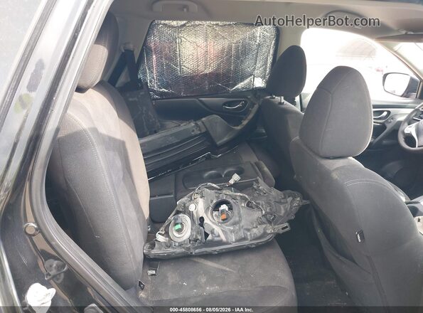 KNMAT2MT6GP640520 2016 NISSAN ROGUE Black Widok naklejki z numerem VIN