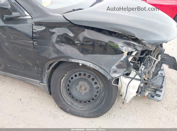 KNMAT2MT6GP640520 2016 NISSAN ROGUE Black Widok z przodu