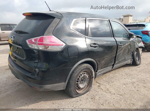KNMAT2MT6GP640520 2016 NISSAN ROGUE Black Tył prawy