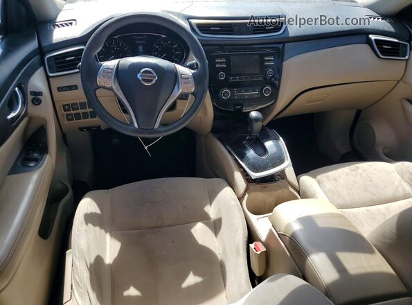 KNMAT2MT6GP673680 2016 NISSAN ROGUE Red Vista del salpicadero