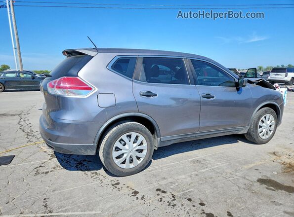KNMAT2MT6GP676076 2016 NISSAN ROGUE Gray Հետևի տեսք