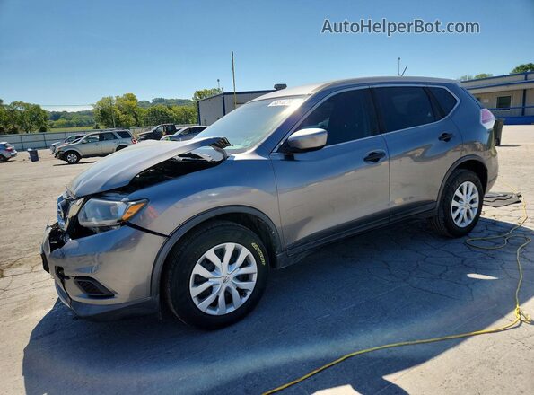 KNMAT2MT6GP676076 2016 NISSAN ROGUE Gray Հետևի ձախ