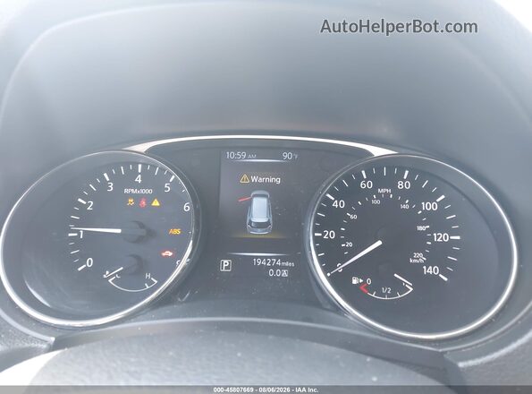KNMAT2MT6GP698806 2016 NISSAN ROGUE Gray Widok tylnych siedzeń